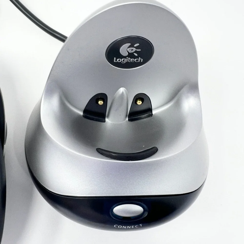 Logitech MX700 Wireless Optical Gaming Mouse M/N M-RY81 Charging Base + Adapter